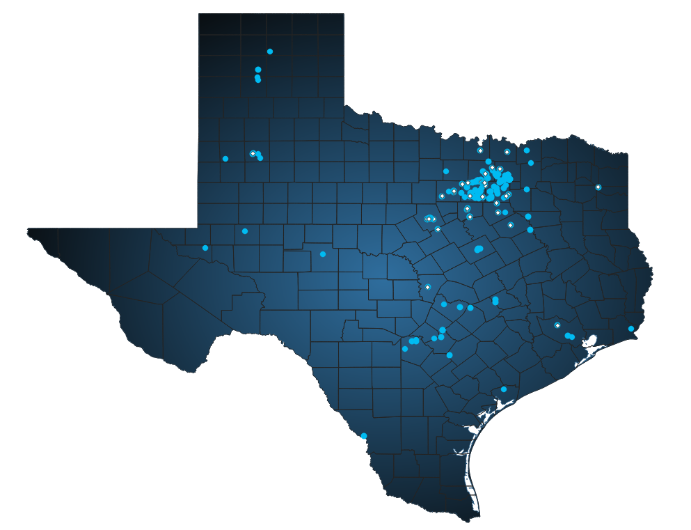 Map of Texas